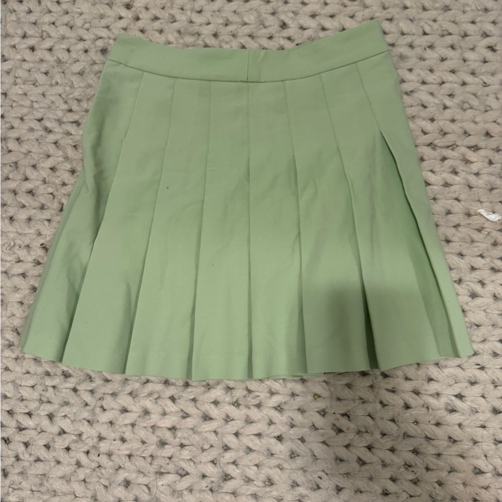 Aritzia green tennis skirt